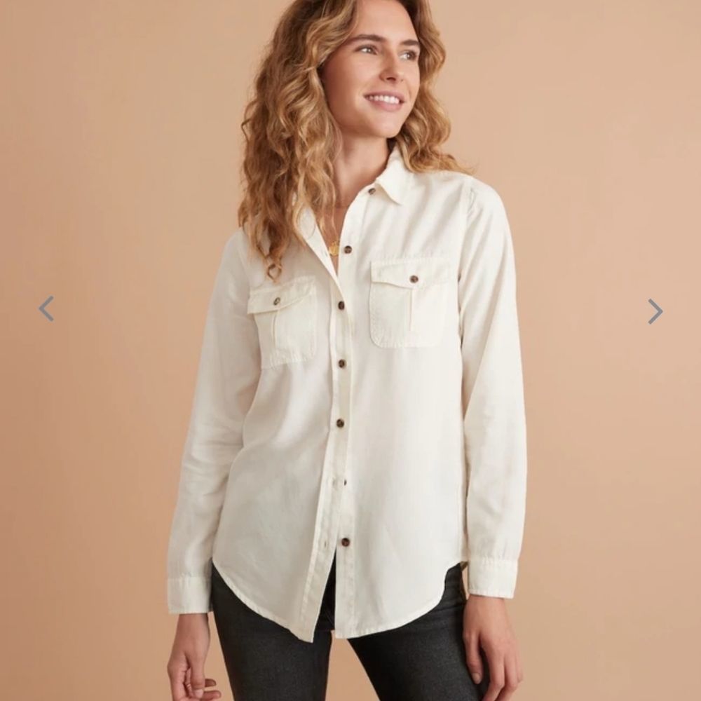Marine Layer Cheyenne Relaxed Utility Shirt - Picture 1 of 6